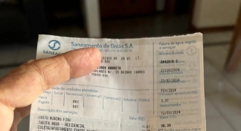 Saneago passa a exigir cadastro para emissão de 2ª via da conta